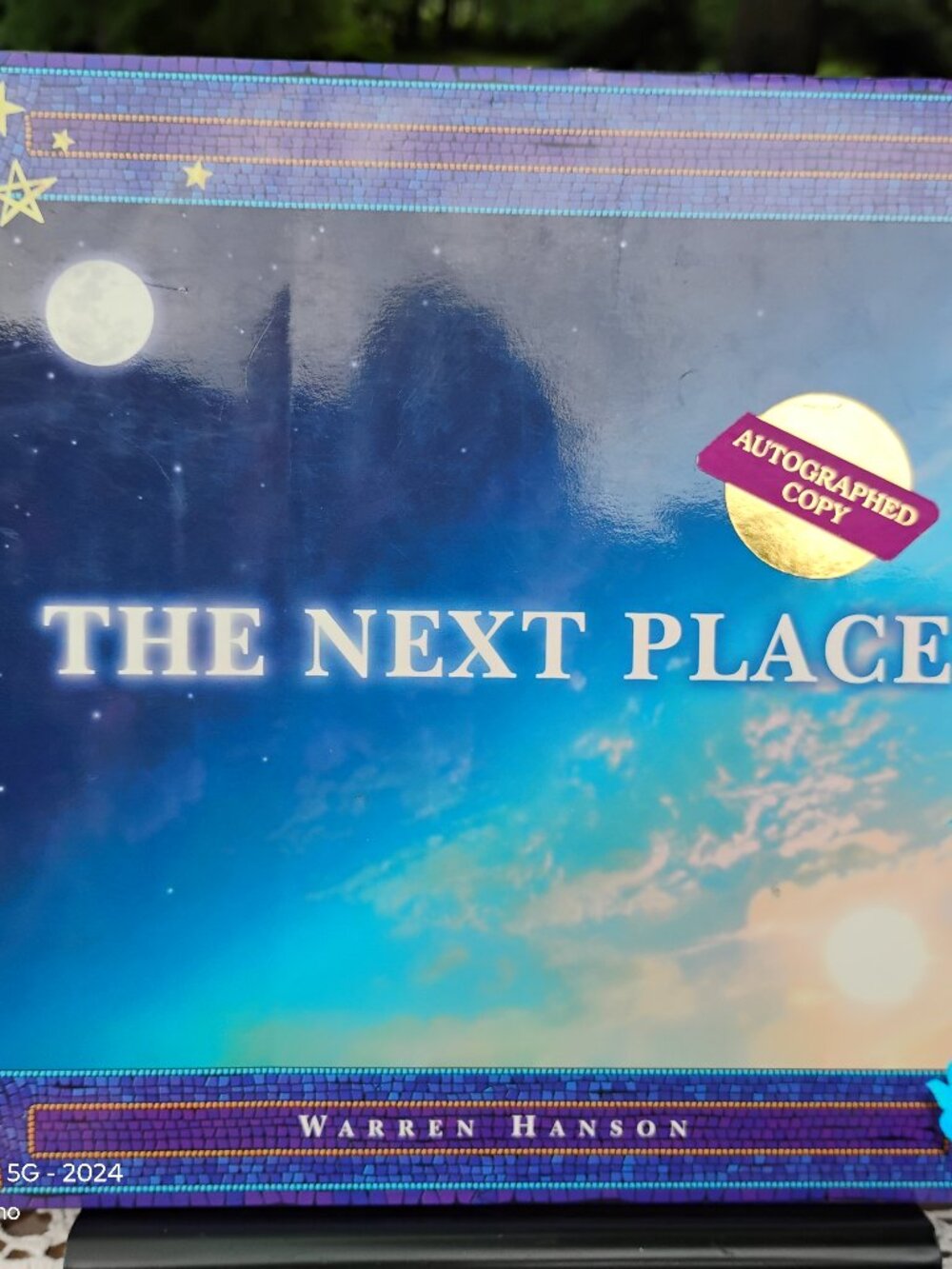 The Next Place by Warren Hanson hardcover w dust cover AUTOGRAPHED copy (C) 1997